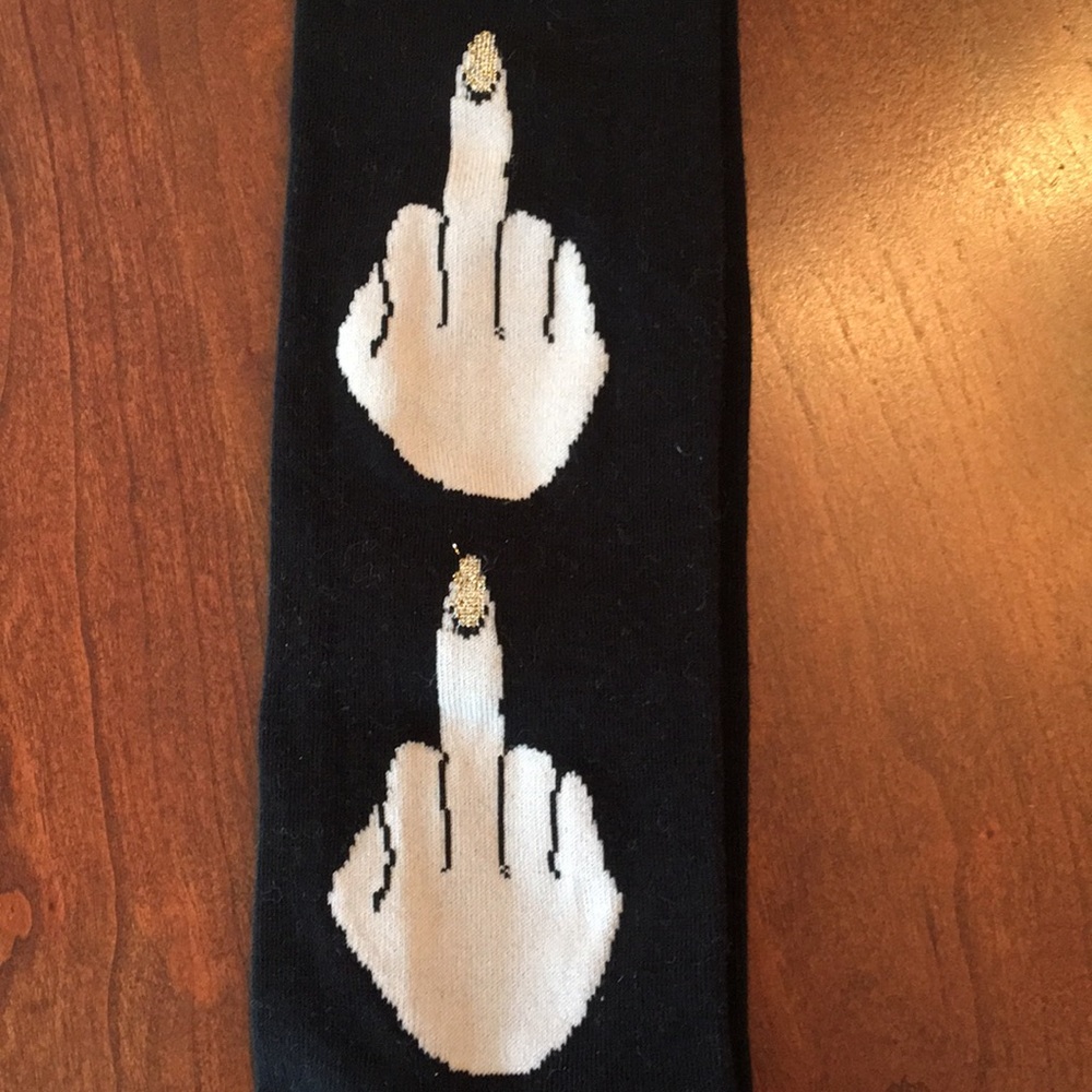 K. BELL F@ck You Women’s Knee-High Socks